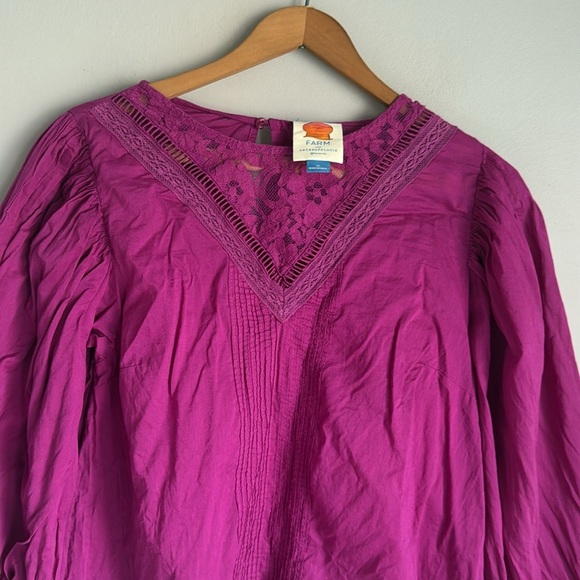 Farm Rio Anthropologie Kelsie Blouse Size XS - Picture 4 of 12